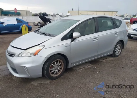 2012 Toyota Prius V Two from USA, damaged, VIN JTDZN3EU7C3066845